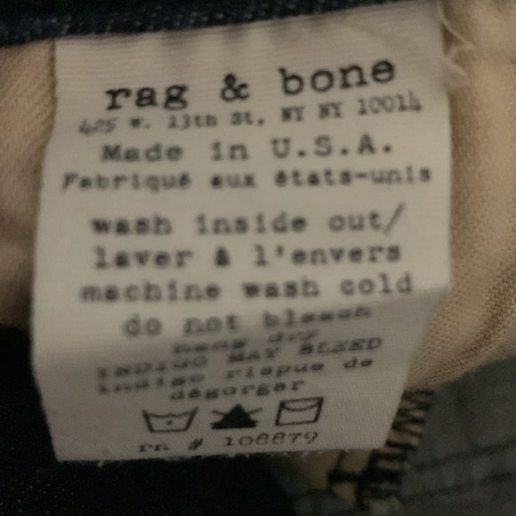 rag&bone / jeans size 28 ankle zippers - Picture 4 of 5